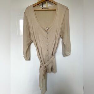 Windsmoor silk blend Button-Up Cardigan size Large